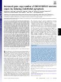 Cover page: Increased gene copy number of DEFA1/DEFA3 worsens sepsis by inducing endothelial pyroptosis