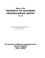 Cover page: Papers on California Archaeology: 21-22