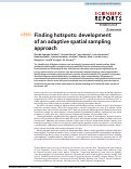 Cover page: Finding hotspots: development of an adaptive spatial sampling approach