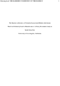 Cover page of The Barriers to Reentry of Formerly Incarcerated Elderly Individuals That Can Ultimately Lead to Homelessness: A Policy Document Analysis