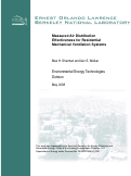 Cover page: Measured Air Distribution Effectiveness for Residential Mechanical Ventilation Systems