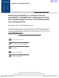 Cover page: Enhancing tolerability of a measure of social perception in schizophrenia: comparison of short and long Norwegian versions of the Relationships Across Domains test