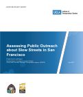 Cover page: Assessing Public Outreach about Slow Streets in San Francisco