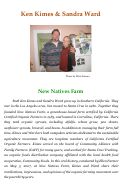 Cover page: Ken Kimes &amp; Sandra Ward: New Natives Farm