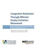 Cover page: Congestion Reduction Through Efficient Empty Container Movement