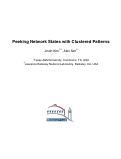Cover page: Peeking Network States with Clustered Patterns:
