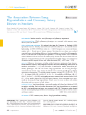 Cover page: The Association Between Lung Hyperinflation and Coronary Artery Disease in Smokers