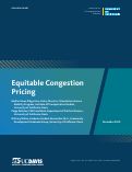 Cover page: Equitable Congestion Pricing