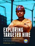 Cover page: Exploring Targeted Hire:  An Assessment of Best Practices in the Construction Industry