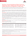 Cover page: Association of Accelerometry‐Measured Physical Activity and Cardiovascular Events in Mobility‐Limited Older Adults: The LIFE (Lifestyle Interventions and Independence for Elders) Study