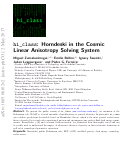 Cover page: hi_class: Horndeski in the Cosmic Linear Anisotropy Solving System