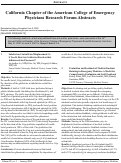 Cover page: Evaluation and Feedback of Medical Students Rotating in Emergency Medicine: A Model for Comprehensive Evaluation and Swift Feedback