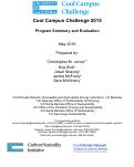Cover page: Cool Campus Challenge 2015: Program Summary and Evaluation