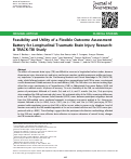 Cover page: Feasibility and Utility of a Flexible Outcome Assessment Battery for Longitudinal Traumatic Brain Injury Research: A TRACK-TBI Study.