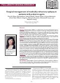Cover page: Surgical management of medically refractory epilepsy in patients with polymicrogyria.