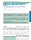 Cover page: Integrating toxicity reduction strategies for materials and components into product design: A case study on utility meters