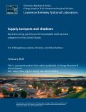 Cover page: Supply sunspots and shadows: Business siting patterns and inequitable rooftop solar adoption in the United States