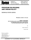 Cover page: Community Capitalism: How Housing Advocates, the Private Sector, and Government Forged New Low-Income Housing Policy, 1968–1996
