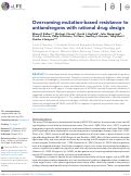 Cover page: Overcoming mutation-based resistance to antiandrogens with rational drug design