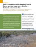Cover page: Soil- and waterborne Phytophthora species linked to recent outbreaks in Northern California restoration sites