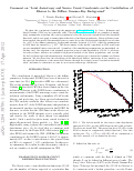 Cover page: Comment on "Joint Anisotropy and Source Count Constraints on the Contribution of Blazars to the Diffuse Gamma-Ray Background"