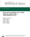 Cover page: Hyperspectral imaging in the spatial frequency domain with a supercontinuum source