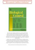 Cover page: The effect of intraspecific competition on progeny sex ratio in Gonatocerus spp. for Homalodisca coagulata egg masses: Economic implications for mass rearing and biological control