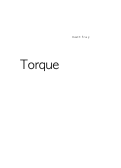 Cover page: Torque