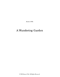Cover page: A Wandering Garden