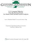 Cover page of U.S. Consumer Behavior over the Postwar Period: An Almost Ideal Demand System Analysis