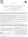 Cover page: The auditory P50 component to onset and offset of sound