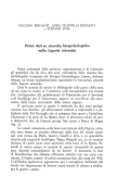 Cover page: Primi dati su ricerche biospeleologiche nella Liguria orientale