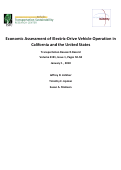 Cover page: Economic Assessment of Electric-Drive Vehicle Operation in California and Other U.S. Regions