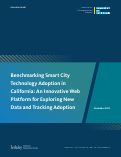 Cover page: Benchmarking “Smart City” Technology Adoption in California: An Innovative Web Platform for Exploring New Data and Tracking Adoption