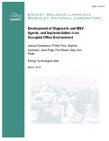 Cover page: Development of Diagnostic and M&amp;V Agents, and Implementation in an Occupied Office Environment