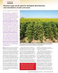 Cover page: Biomass crops can be used for biological disinfestation and remediation of soils and water