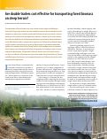 Cover page: Are double trailers cost effective for transporting forest biomass on steep terrain?