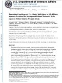Cover page: Subjective cognitive and psychiatric well-being in U.S. Military Veterans screened for deployment-related traumatic brain injury: A Million Veteran Program Study
