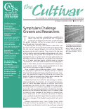 Cover page: The Cultivar newsletter, Spring/Summer 2001