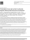 Cover page: Transcription Factors Sp8 and Sp9 Coordinately Regulate Olfactory Bulb Interneuron Development.