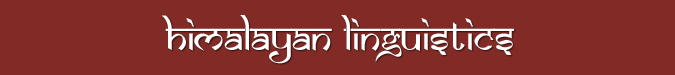 Himalayan Linguistics banner