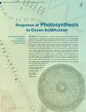 Cover page: Response of Photosynthesis to Ocean Acidification