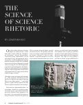 Cover page: The Science of Science Rhetoric