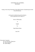 Cover page: Unsung, Unwavering: Nineteenth-Century Black Women's Epistemologies and the Liberal Problematic