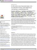 Cover page: In vitro and in vivo characterization of a recombinant rhesus cytomegalovirus containing a complete genome