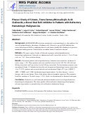 Cover page: Phase I Study of S-Trans, Trans-Farnesylthiosalicylic Acid (Salirasib), a Novel Oral RAS Inhibitor in Patients With Refractory Hematologic Malignancies