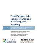 Cover page: Travel Behavior in E-commerce: Shopping, Purchasing, and Receiving