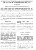 Cover page of Differences in the Diunral and Nocturnal Defense Mechanisms of Octopus Bocki (Adams, 1941)