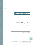 Cover page of Hate Crime Policing in California