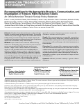 Cover page: Recommendations for the Appropriate Structure, Communication, and Investigation of Tobacco Harm Reduction Claims. An Official American Thoracic Society Policy Statement.